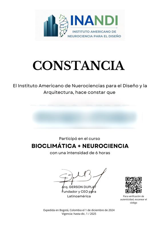 Certificado INANDI